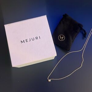 Mejuri Diamond Necklace - 14k Yellow Gold, Natural Diamond